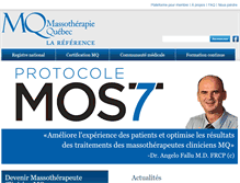 Tablet Screenshot of massotherapiequebec.org
